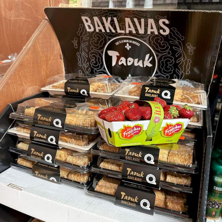 Vente de baklava Québec